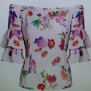 Off shoulder blouse top